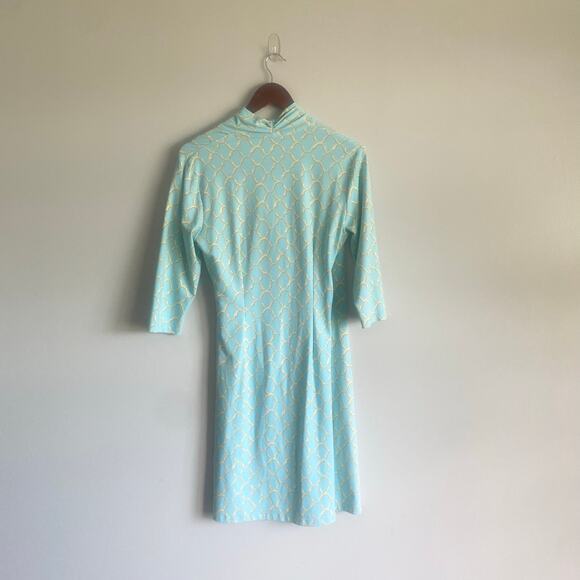 NWT J. McLaughlin Panama Wrap Dress Knee Length 3/4 Sleeve Stretchy Size Medium - Picture 5 of 8